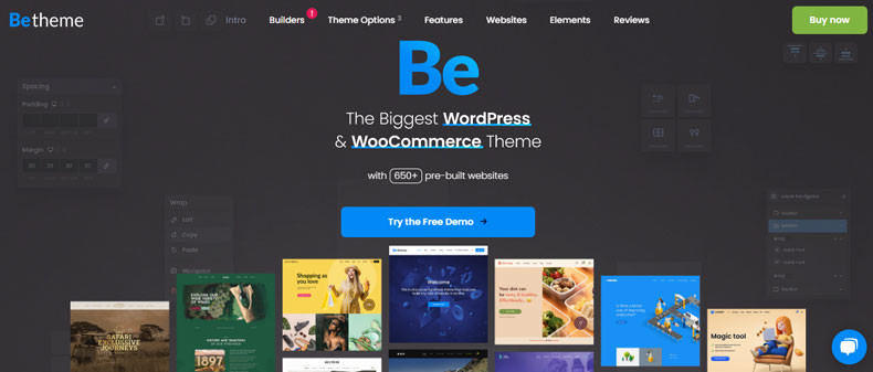 Betheme is one of the best selling premium wordpress theme in Themeforest market