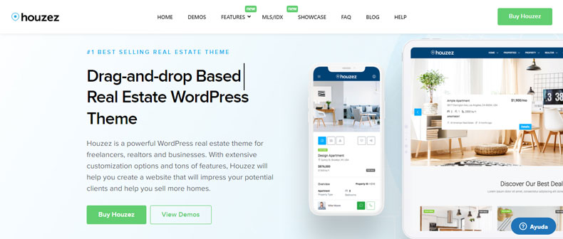 Houzez is one of the best selling premium real estate WordPress theme in Themeforest market