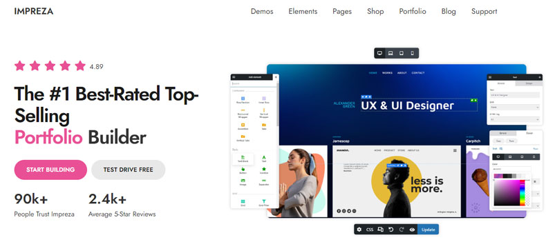 Impreza is one of the best selling premium WordPress theme in Themeforest market