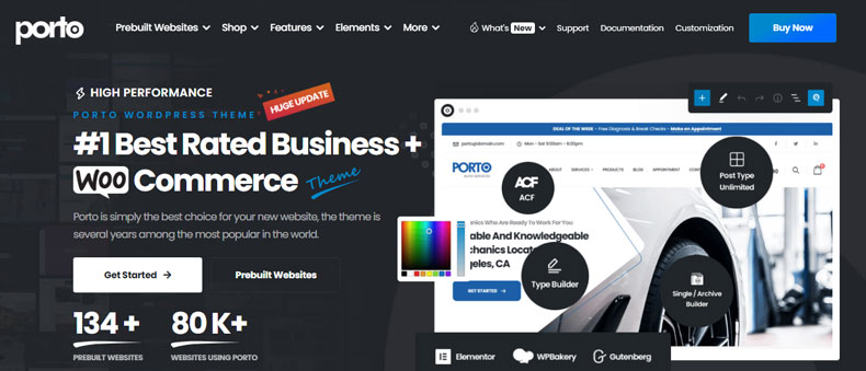 Porto is one of the best selling premium WordPress theme in Themeforest market