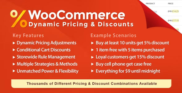 WooCommerce Dynamic Pricing & Discounts Wordpress Plugin